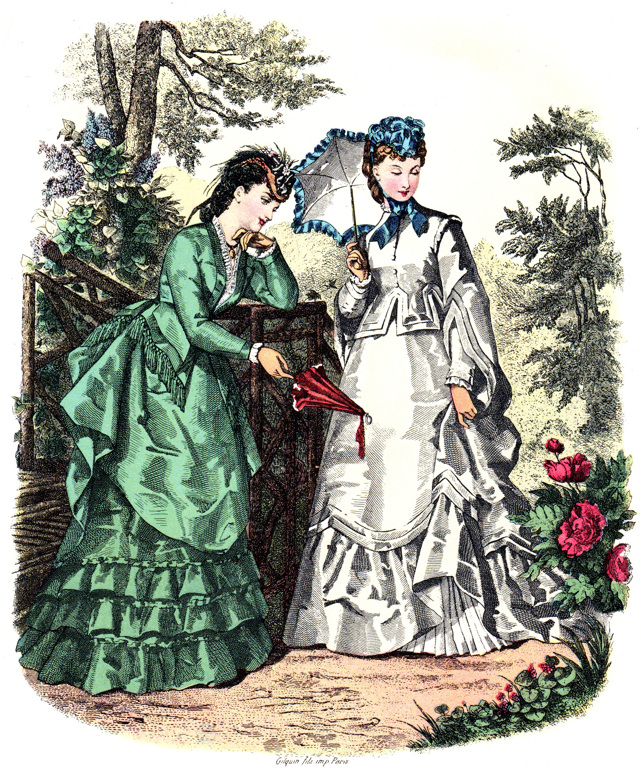 French Fashion etchings