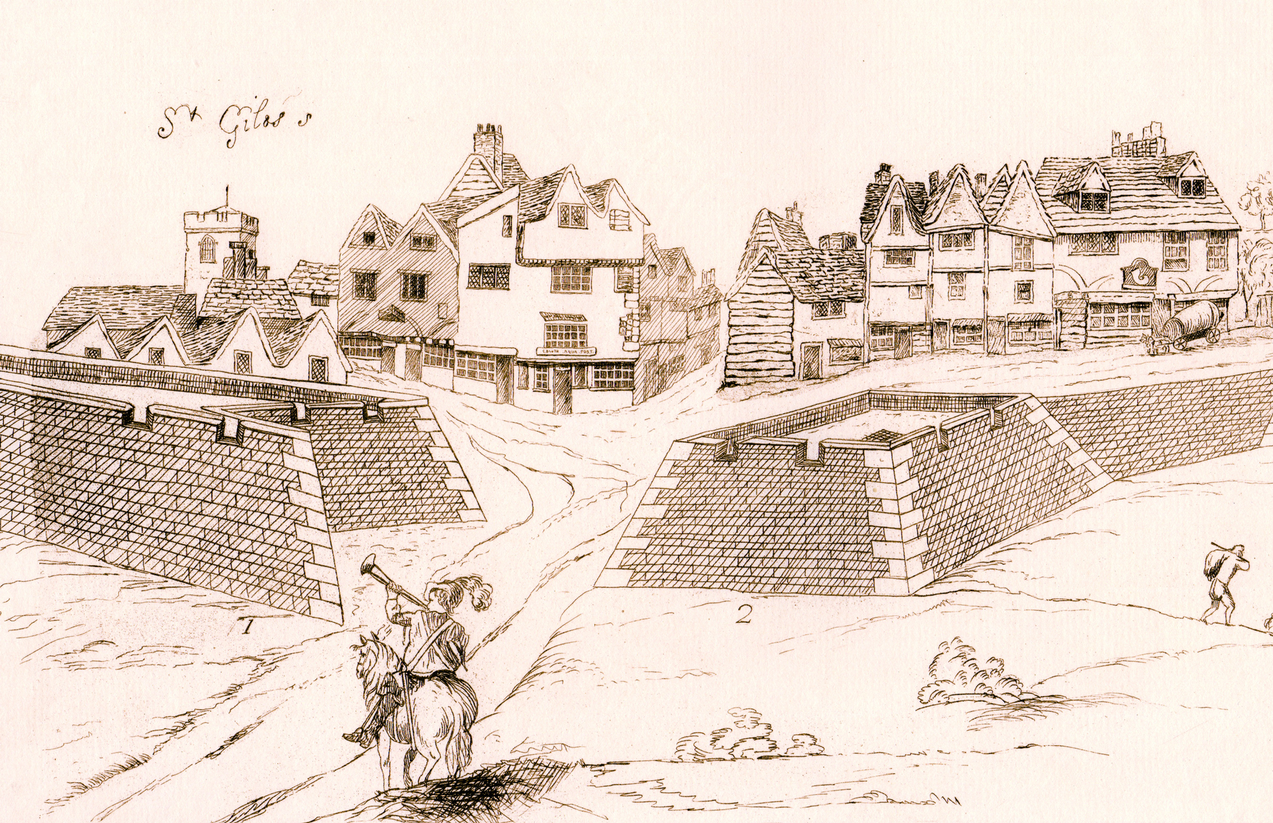Eyre's Fortifications of London, 1643 (1852)