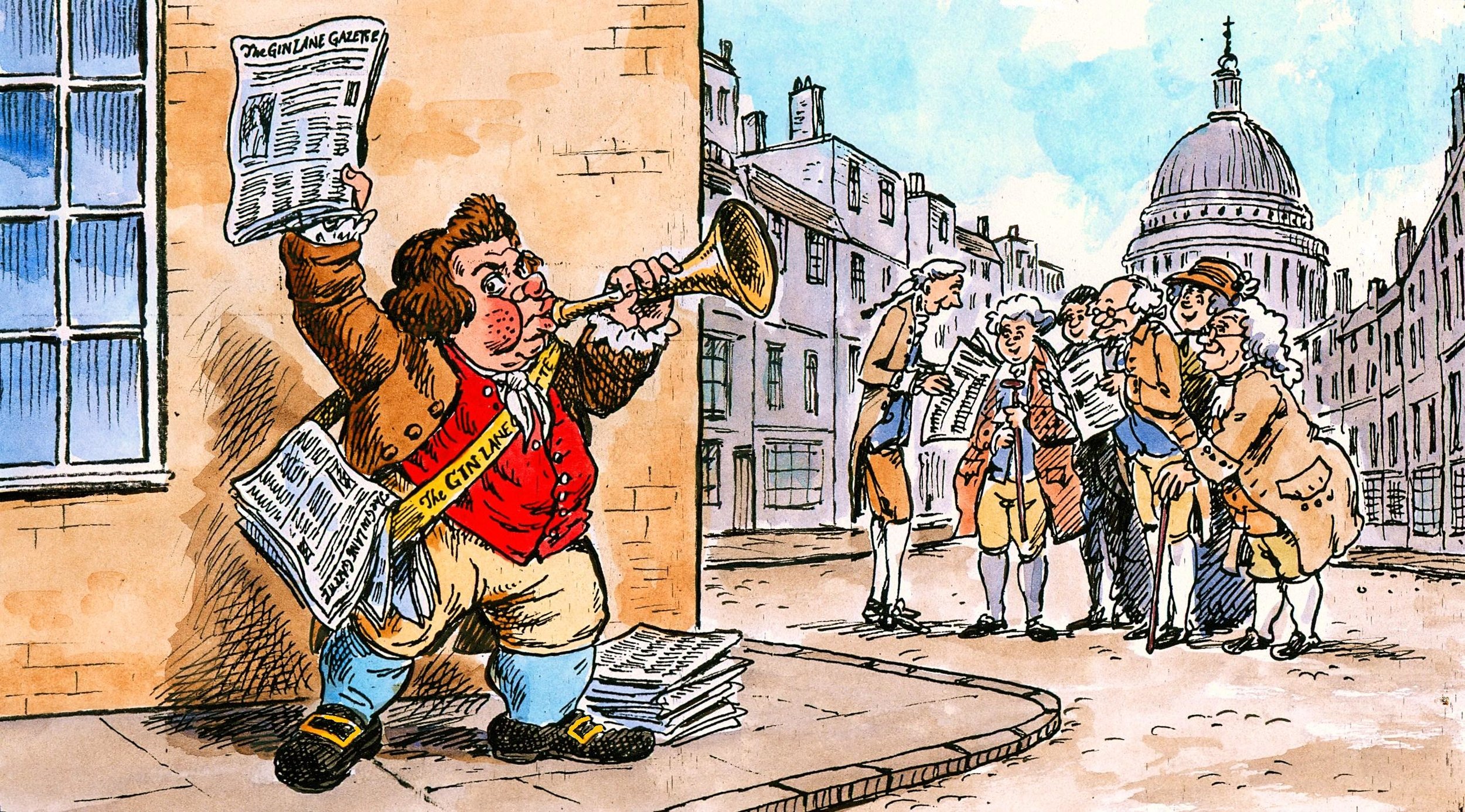 Miscellaneous 18th and 19th century cartoons