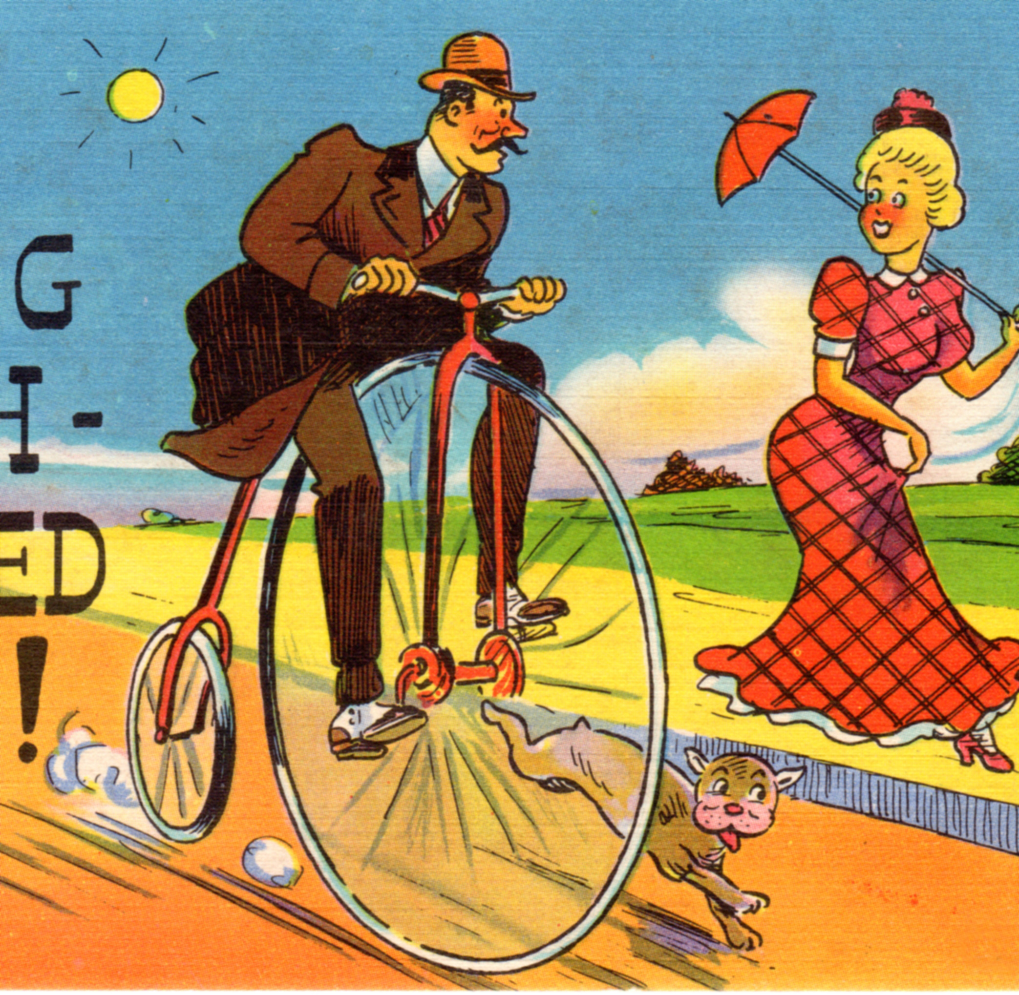 Vintage humorous postcards