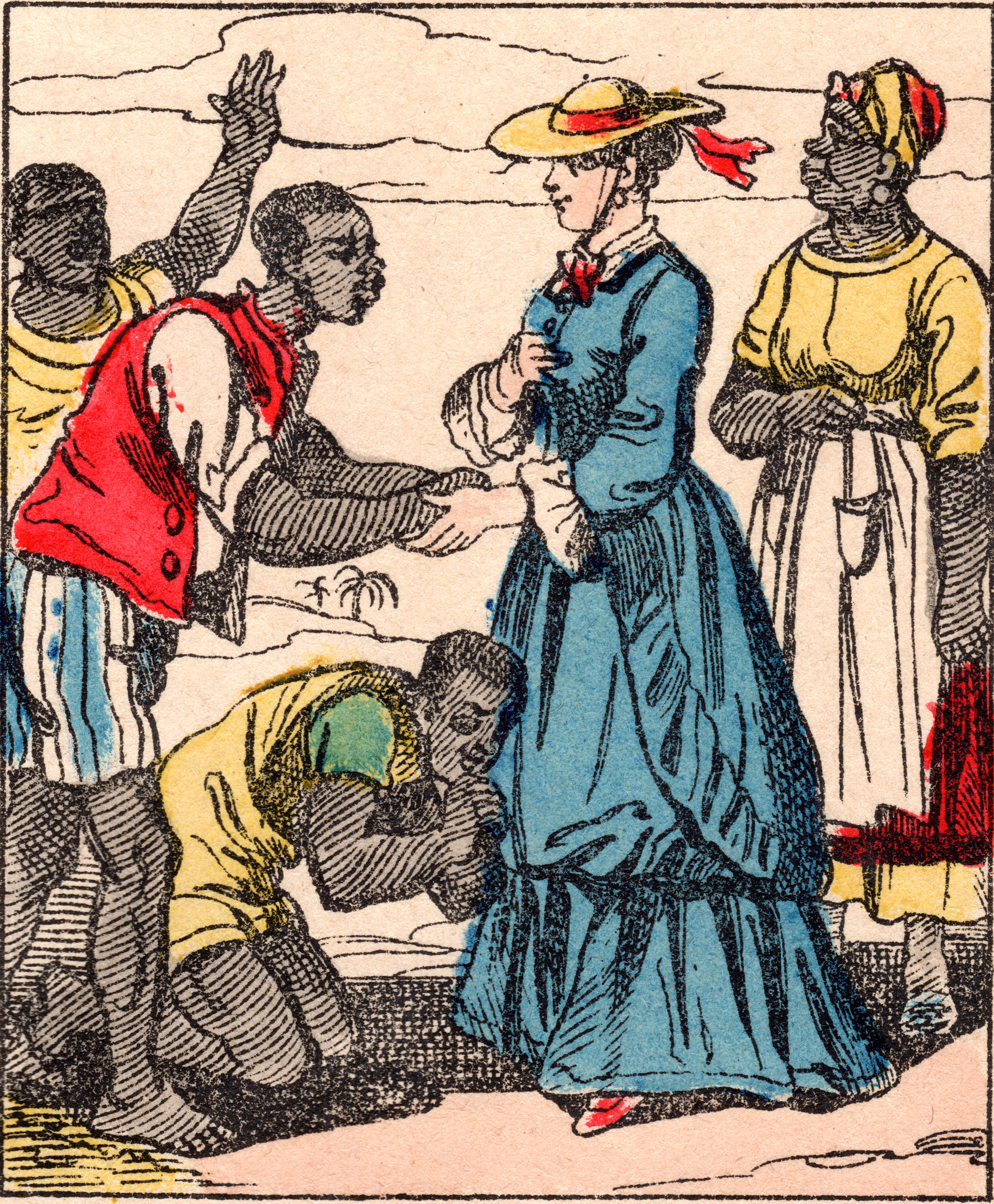 magerie d'Epinal original hand-coloured cartoons (circa 1860-1890)