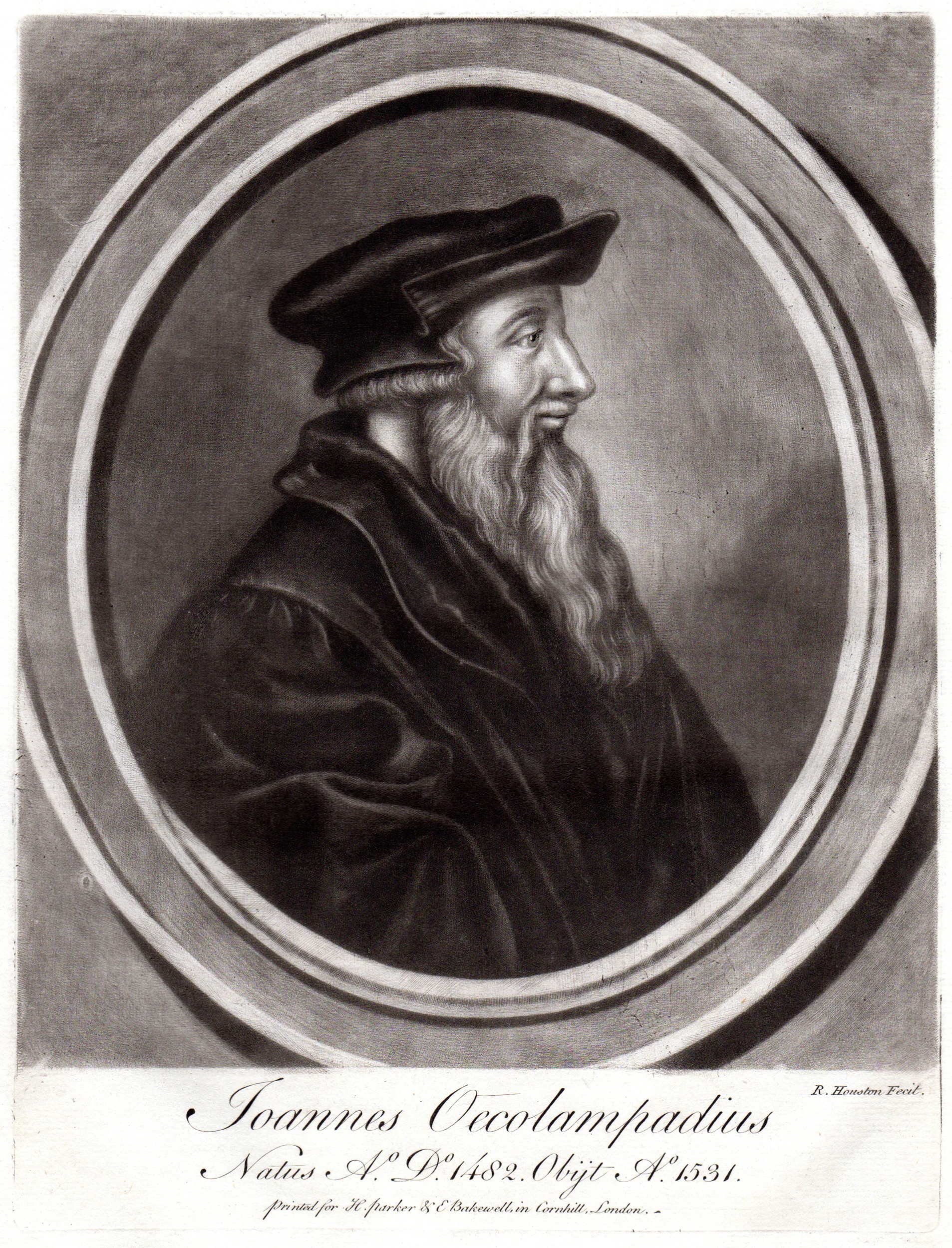 The Lives of the Principal Reformers, both Englishmen and Foreigners...  (by Richard Rolt, London, 1759 Mezzotint engravings by Richard Houston)