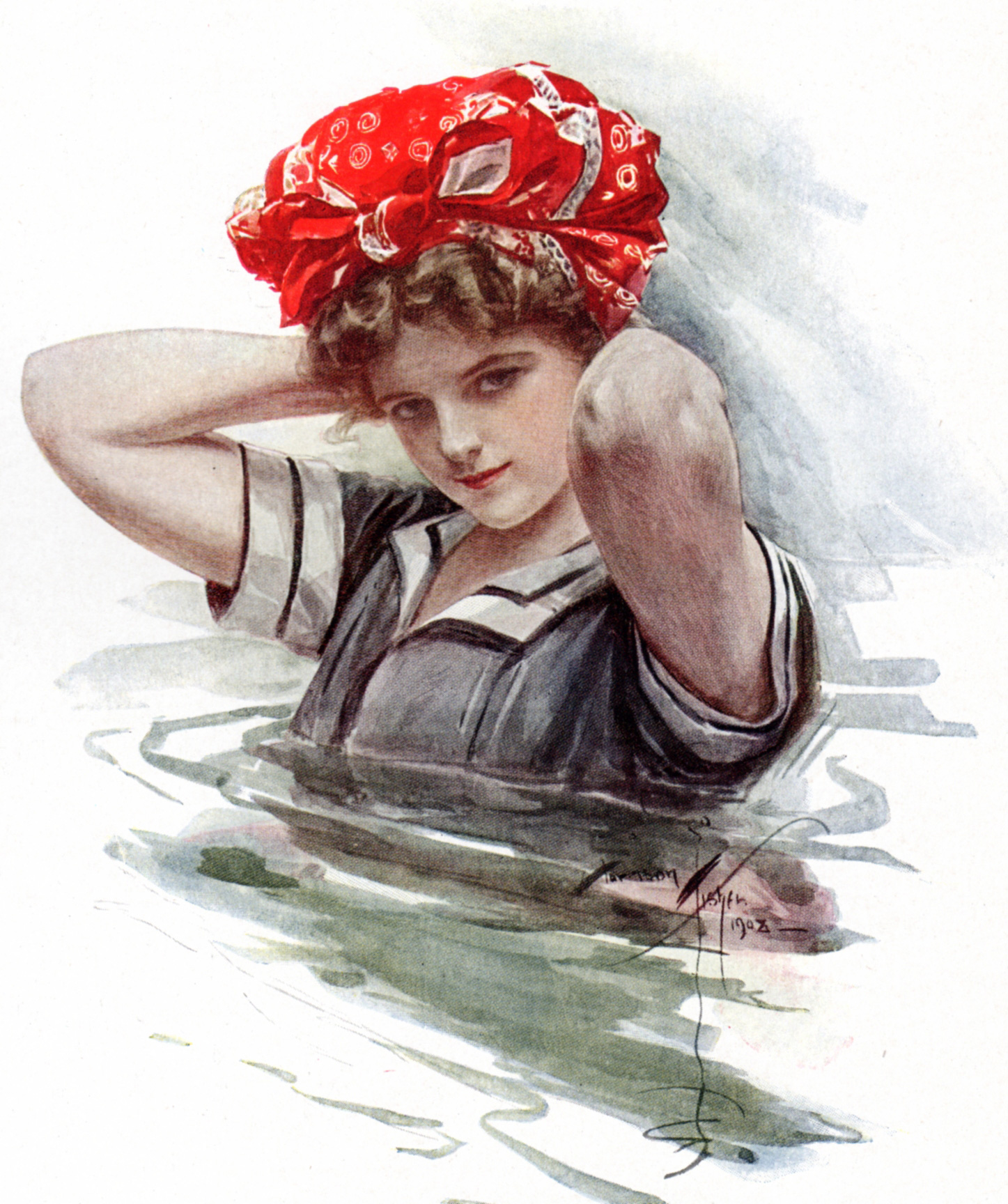 	 Bachelor Belles by Harrison Fisher (1908)