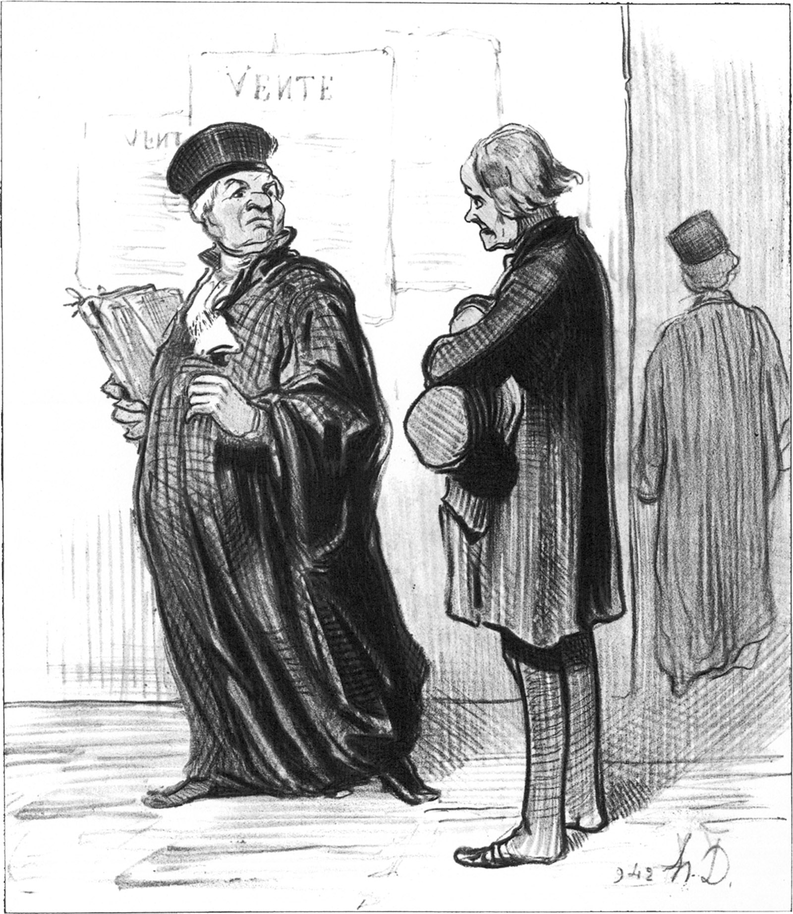 Honoré Daumier's Les Gens de Justice (1959)