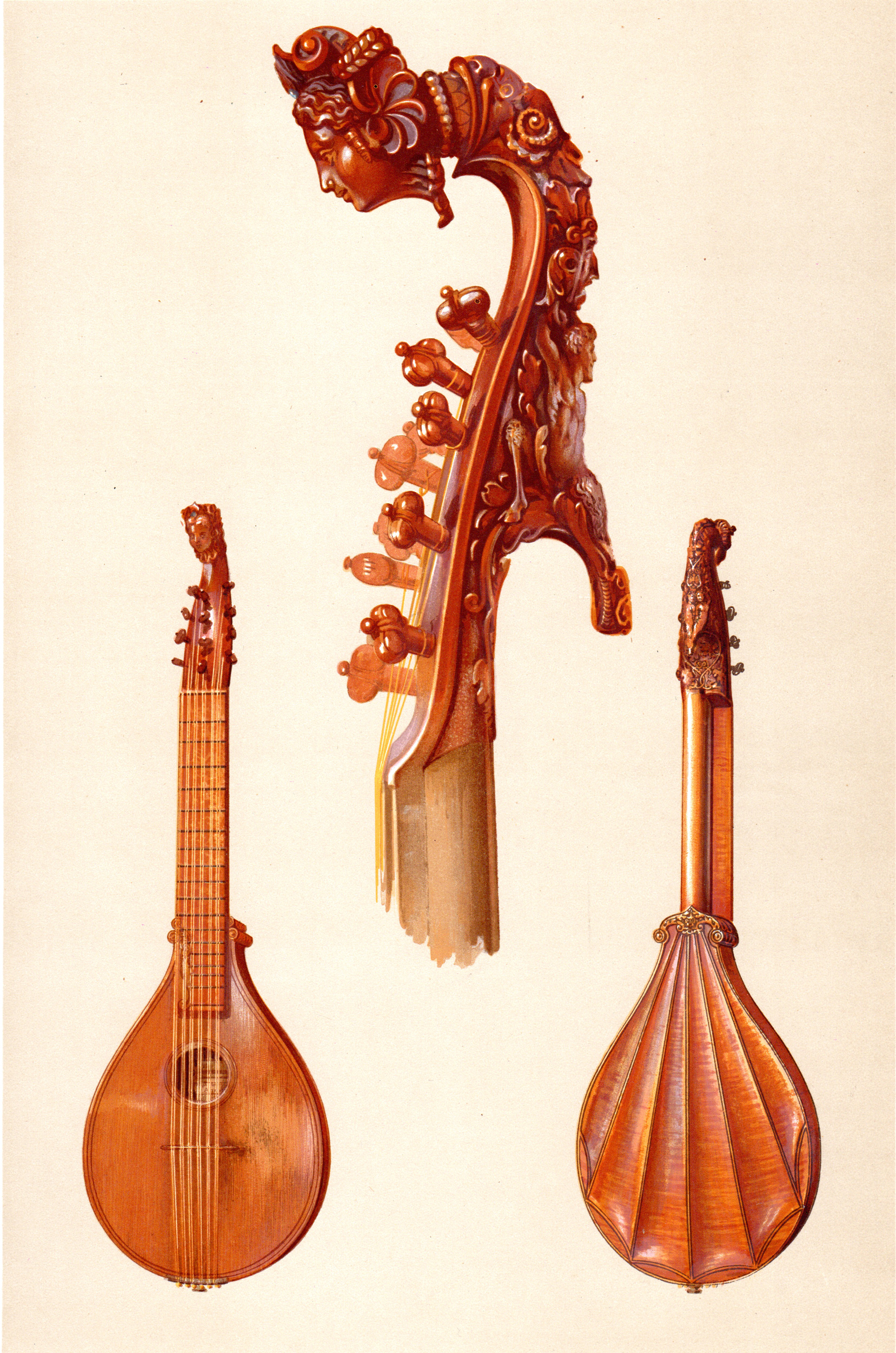 Musical Instruments Historic, Rare and Unique by A.J. Hipkins, illustrated by William Gibbs (1888)