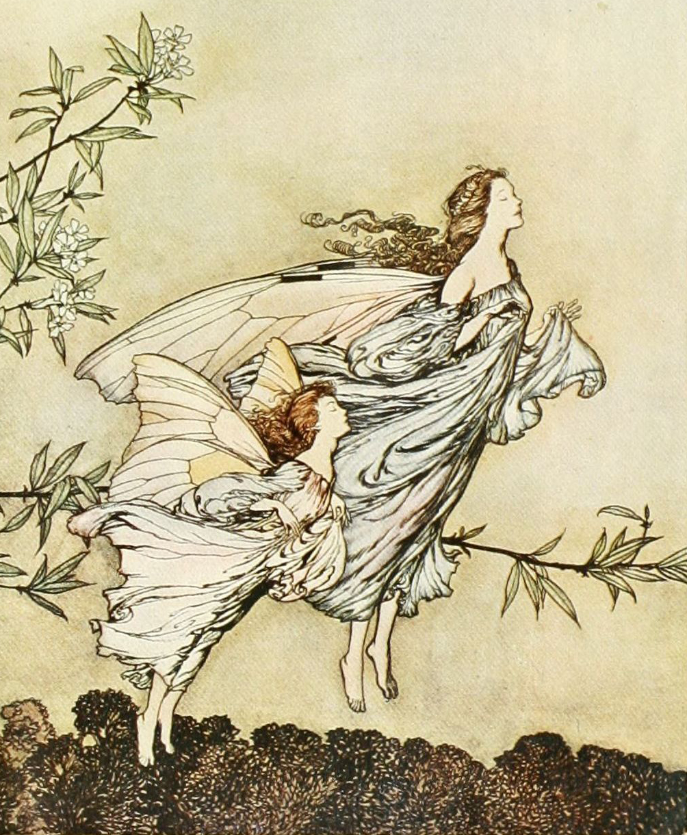 Arthur Rackham illustrations from "Peter Pan in Kensington Gardens" (1975-1985)