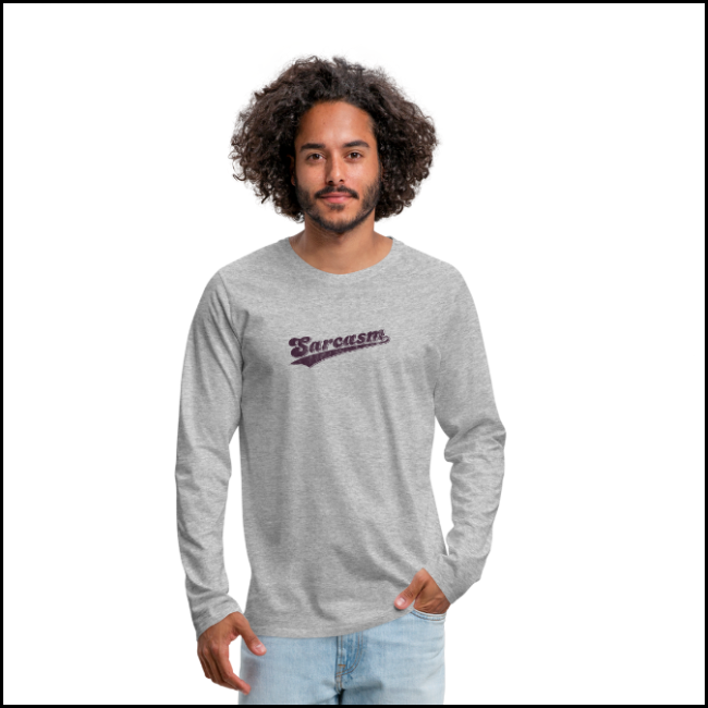 team sarcasm — long sleeve t-shirt get it here: spreadshirt