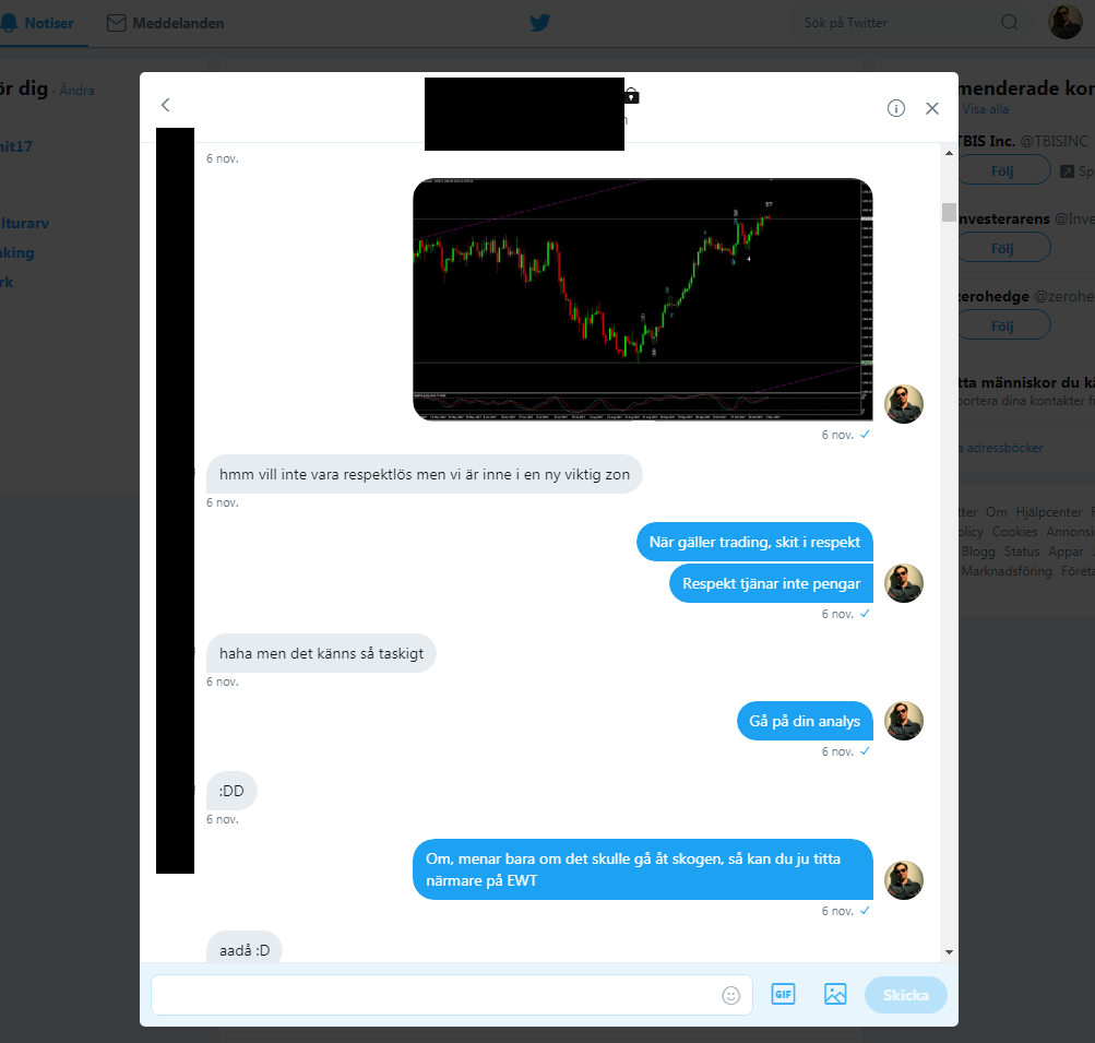 Twitters yngsta trader (?) trader bollar tankar om OMX den 6: November 2017
