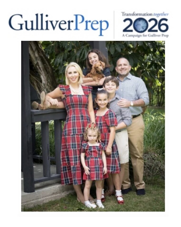 From Gulliver Prep: 

&quot;We are thrilled to announce a generous gift to Transformation. Together. 2026., Gulliver&rsquo;s first capital campaign.

As a Legacy Family, Adam Moskowitz and Jessica Werner Moskowitz P &lsquo;30 &lsquo;32 are longtime m