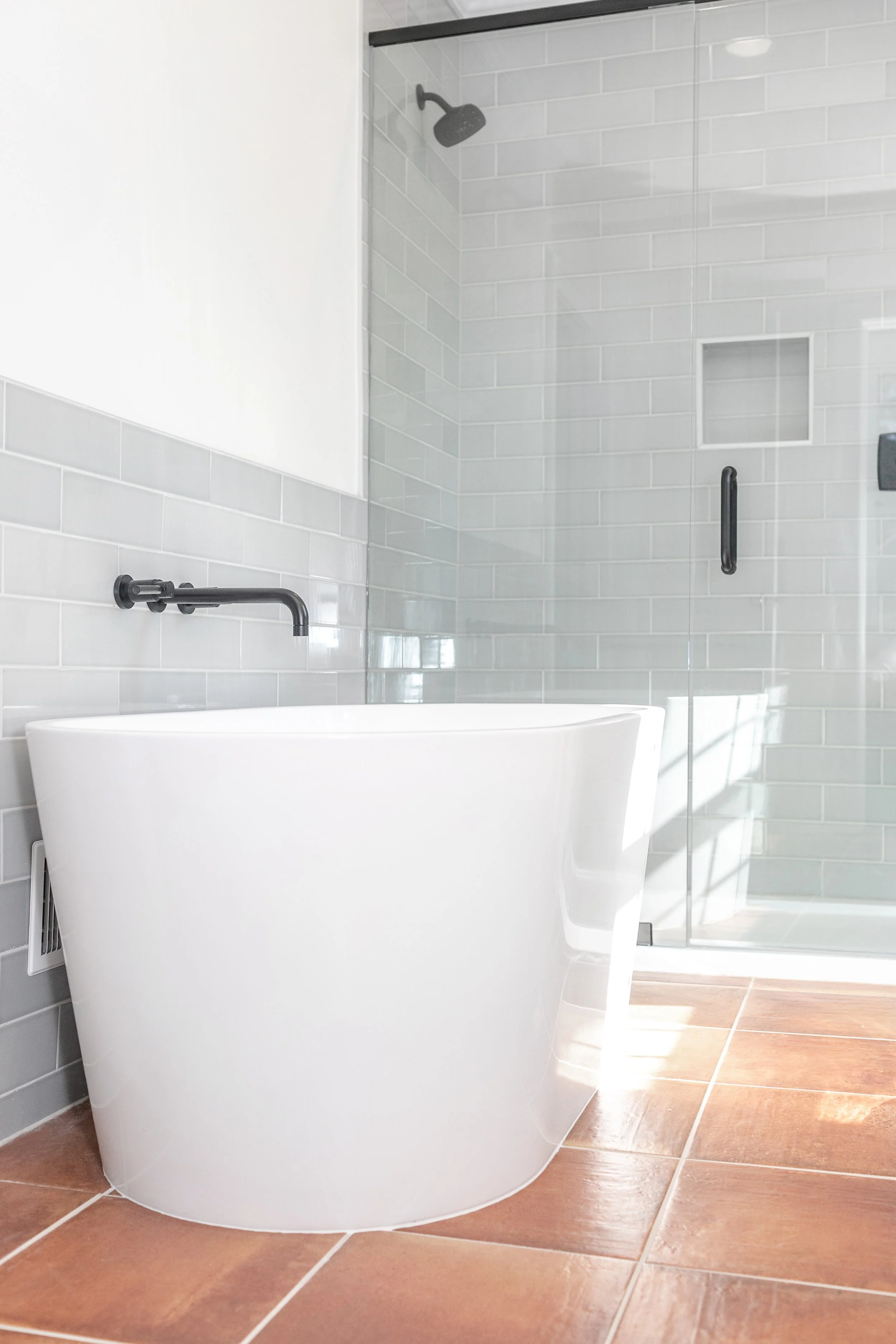 Neutral & Natural Bathroom Remodel Greenville, SC — Ashmore Builders Inc