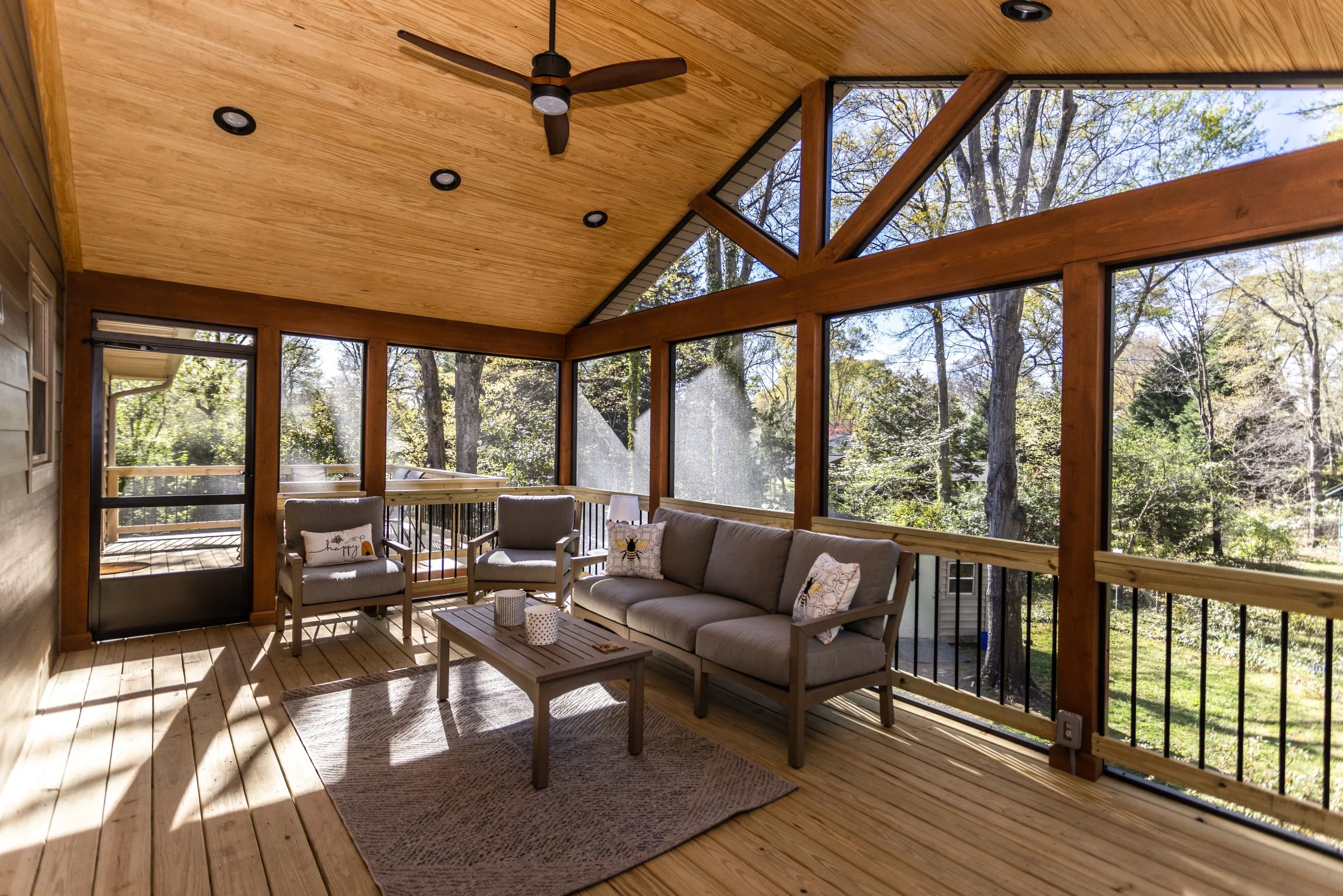 Custom Screened Porch and Deck Addition | Greenville, SC — Ashmore ...
