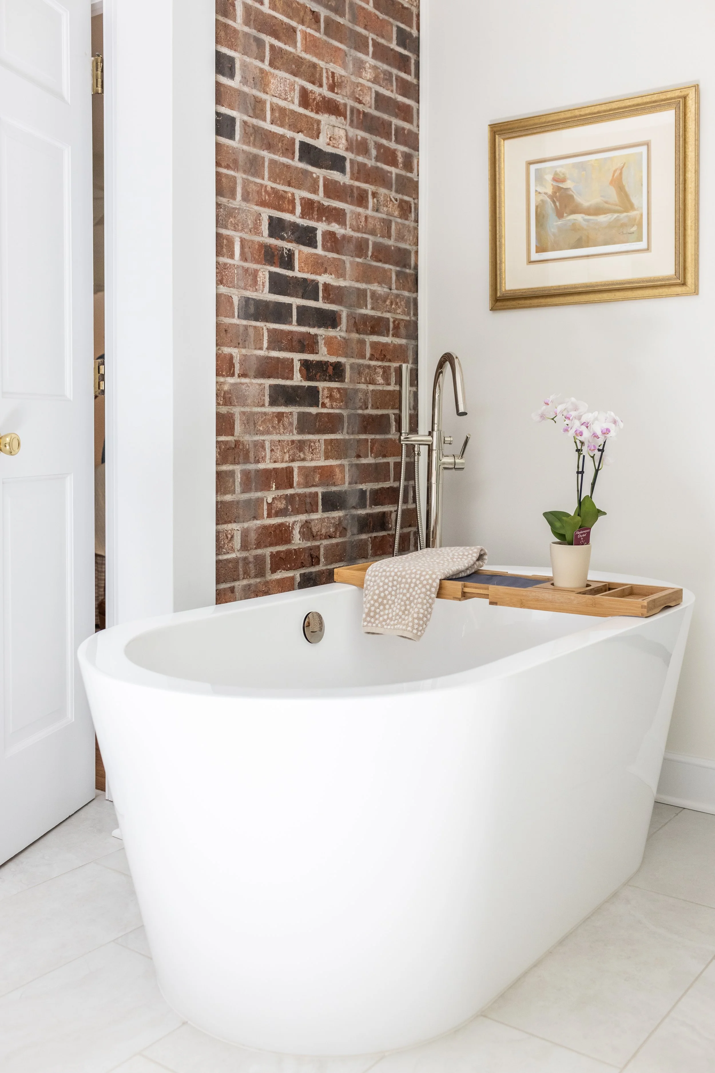 Neutral & Natural Bathroom Remodel | Greenville, SC — Ashmore Builders Inc