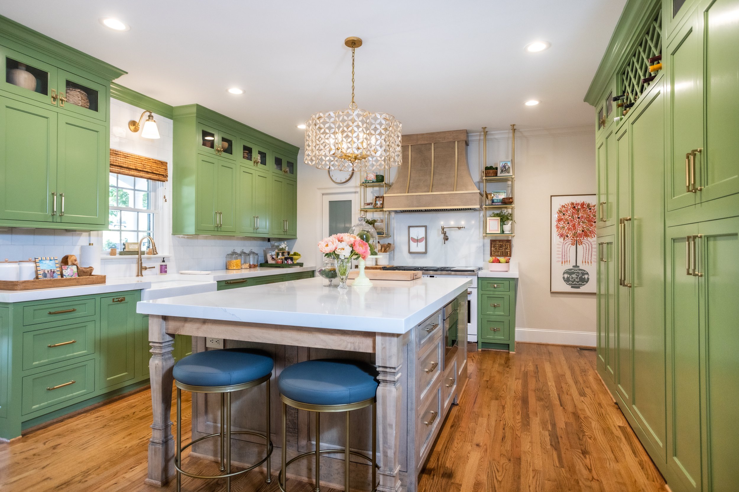Bright and Eclectic Farmhouse Kitchen Design — Ashmore Builders Inc