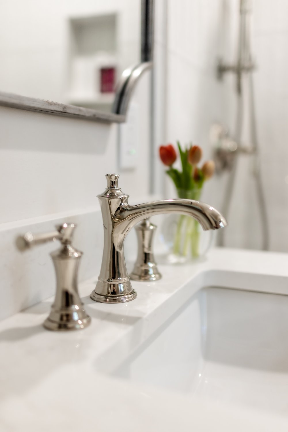  Polished nickel faucet 