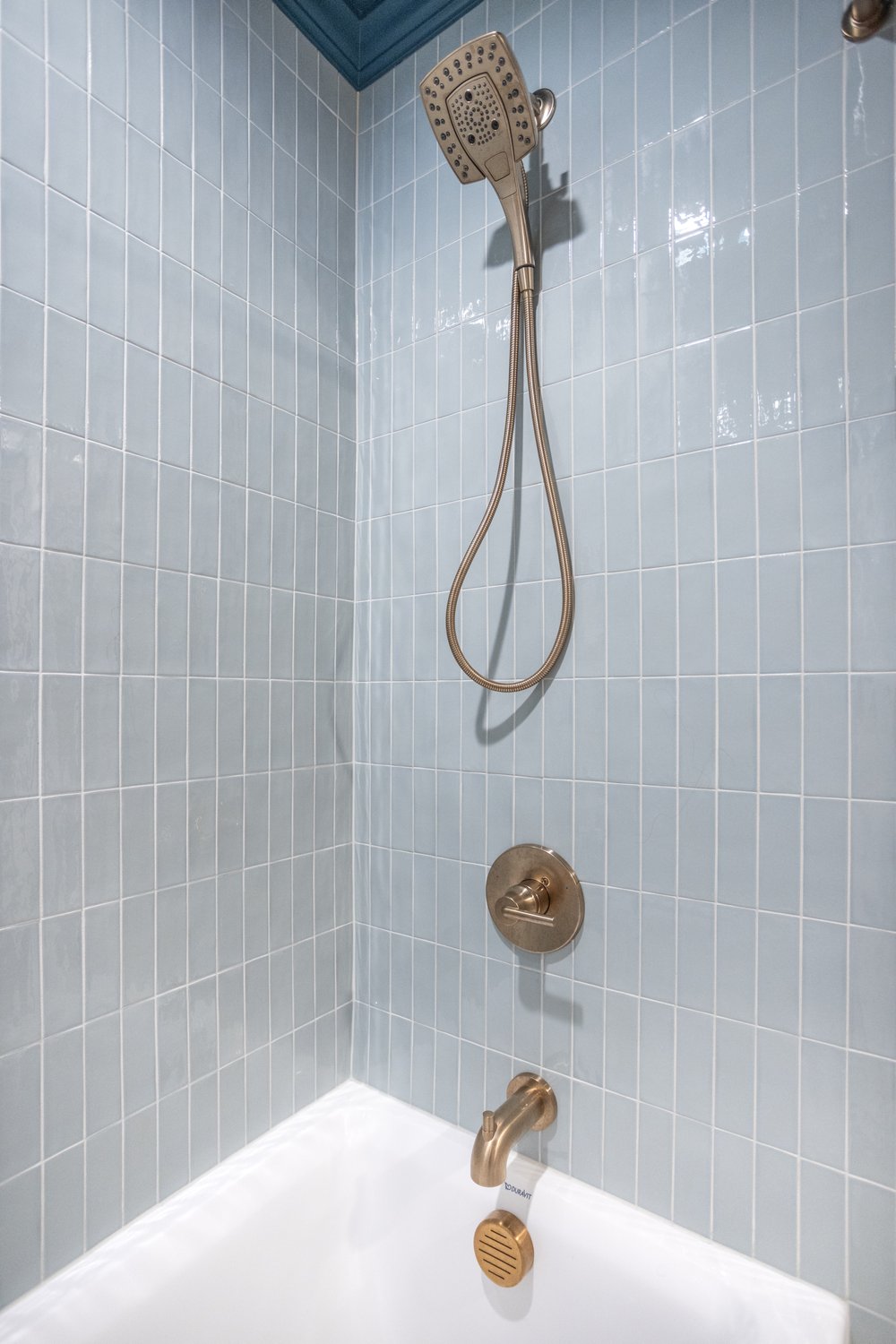 Jack and Jill Bath- Vertical Shower Tile