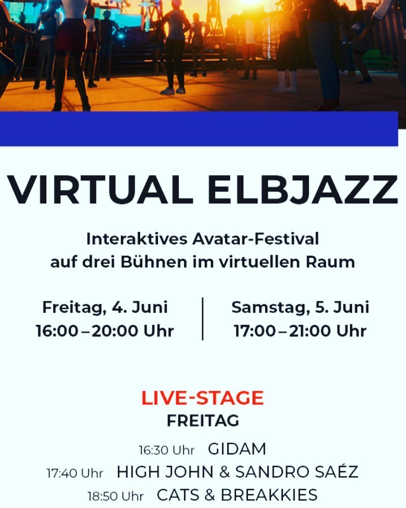 Am Freitag, 04.06. spielen wir auf dem @elbjazz Festival in Hamburg. Live &amp; Virtuell ⚓️ um 18:50 gehts los &hellip;link in bio &hellip;
.
.
.
.
Thx for the support: @soundsgoodagency @elbphilharmonie @yamahamusiceurope