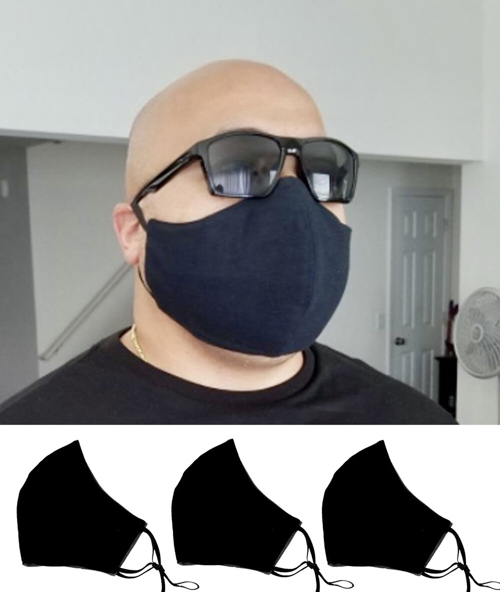 Set 3 HUGE XXL Black Masks — Vlad Spacek - Packs and Other