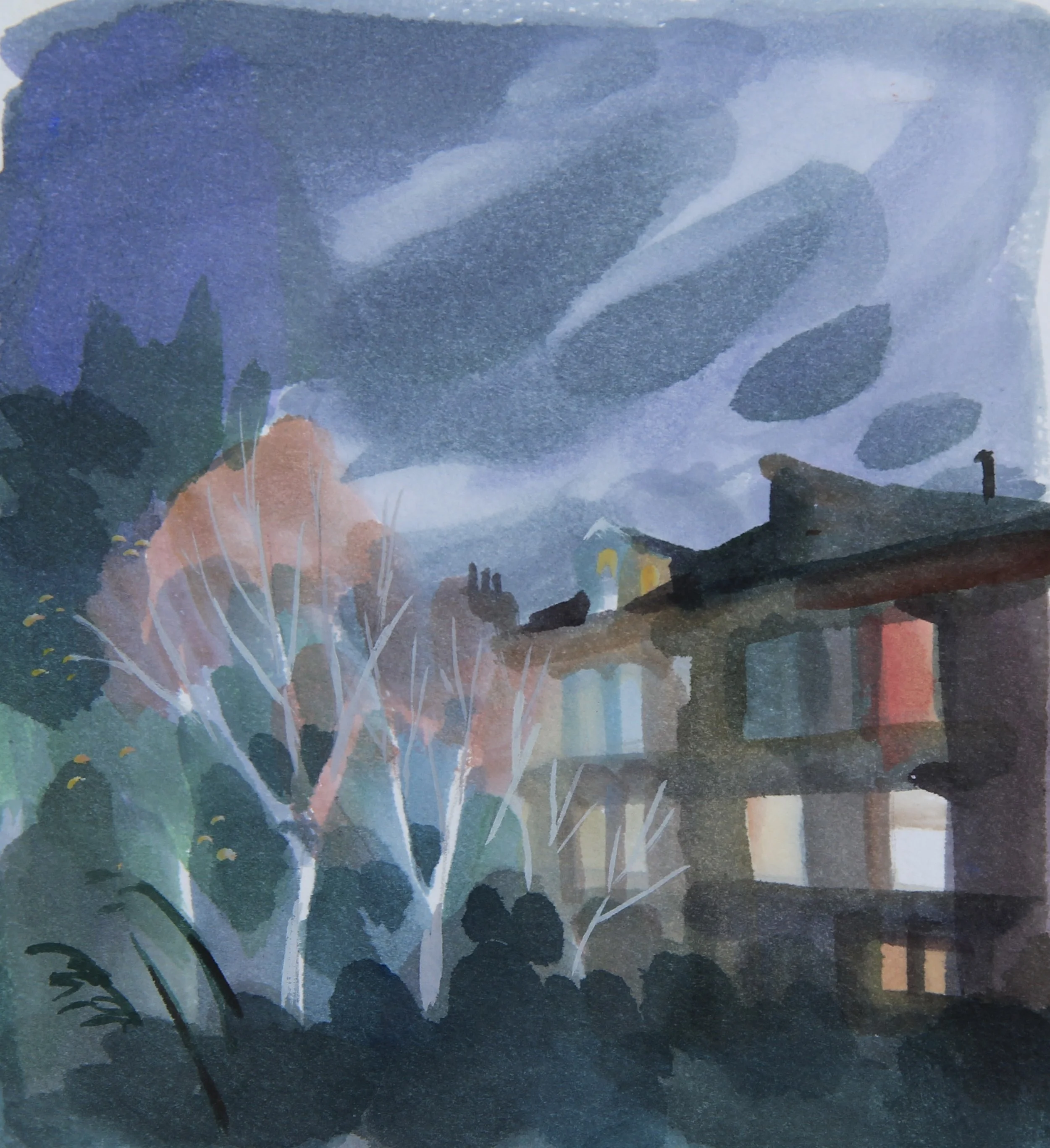 Dusk from the Belsize Studio