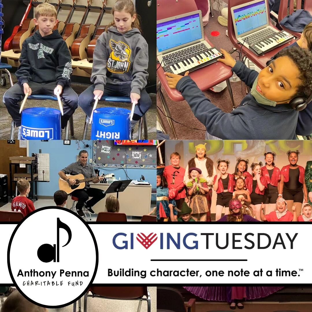 Today is Giving Tuesday! When students are given the right tools to help them grow, they can accomplish anything. Involvement in the arts has so many benefits including building confidence and character. Your generosity has enabled us to provide inst