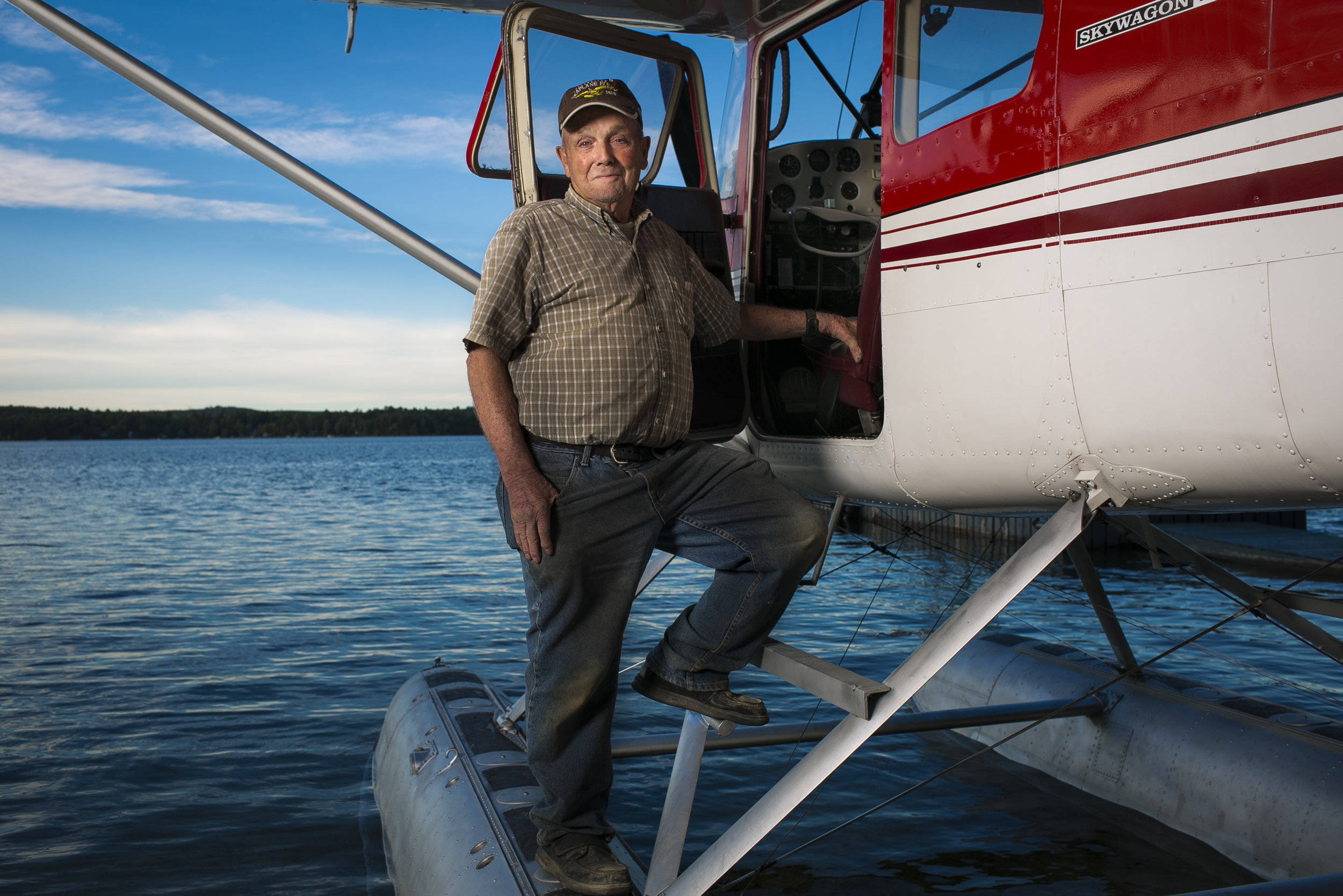  George Dunn, 85, has had a lifelong passion for flying. He first got his license in 1952 and now shares that passion with seven other members of his family who fly and own planes, including his son who now flies KC-135s for the Air National Guard in