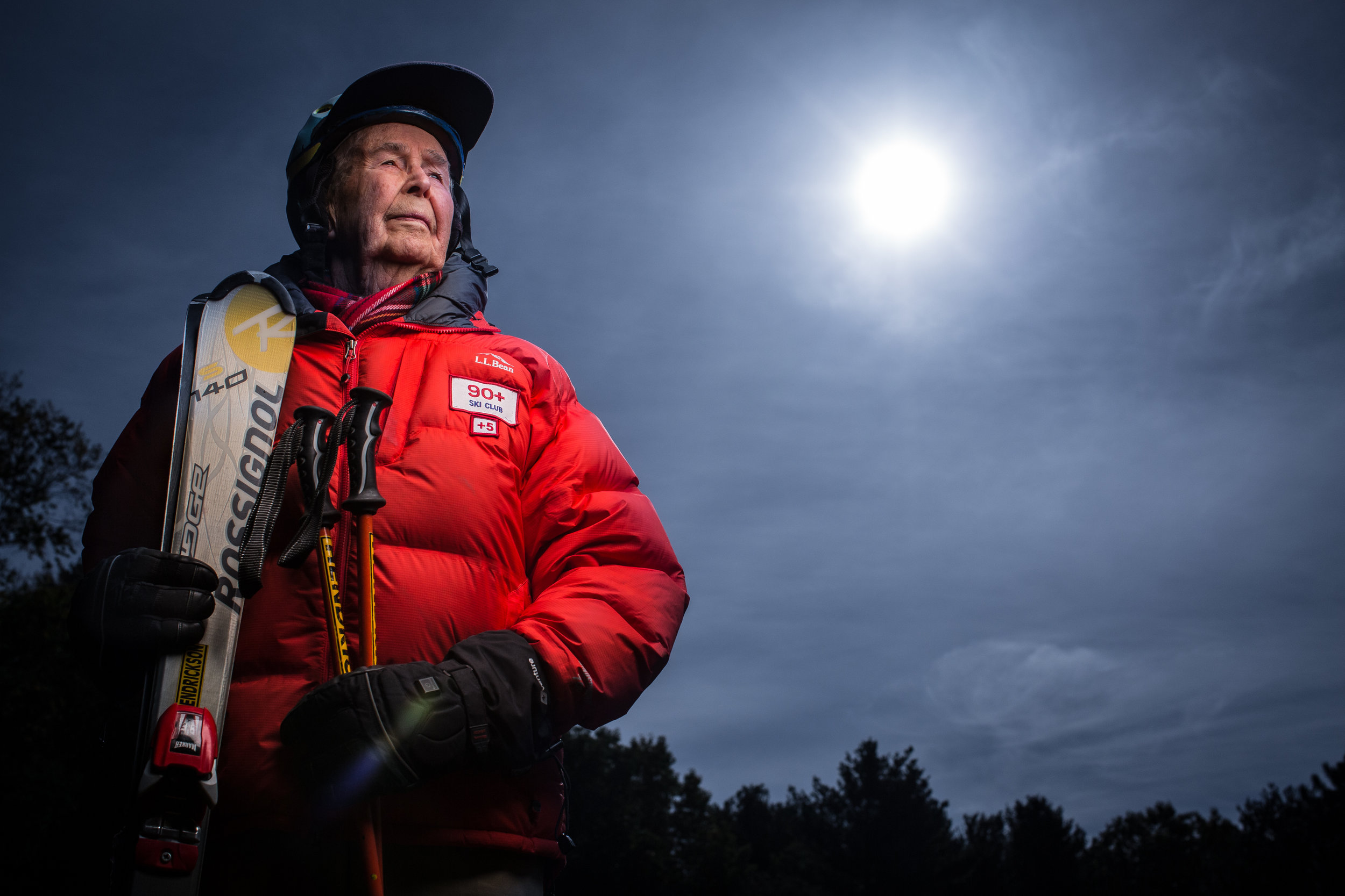  Ed Hendrickson, 98, of Brewer, Maine, still plans to do some downhill skiing once the snow starts to fly; in 2003 Hendrickson was the recipient of Sugarloaf’s Paul Schipper’s Iron Man Award. While he's been an avid skier most of his life and the dea