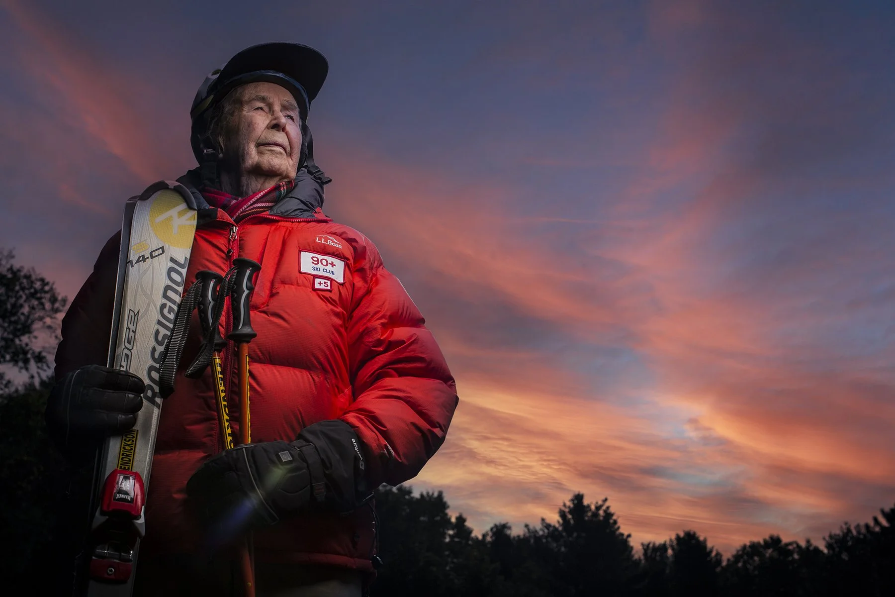  Ed Hendrickson, 98, of Brewer, Maine, still plans to do some downhill skiing once the snow starts to fly; in 2003 Hendrickson was the recipient of Sugarloaf’s Paul Schipper’s Iron Man Award. While he's been an avid skier most of his life and the dea