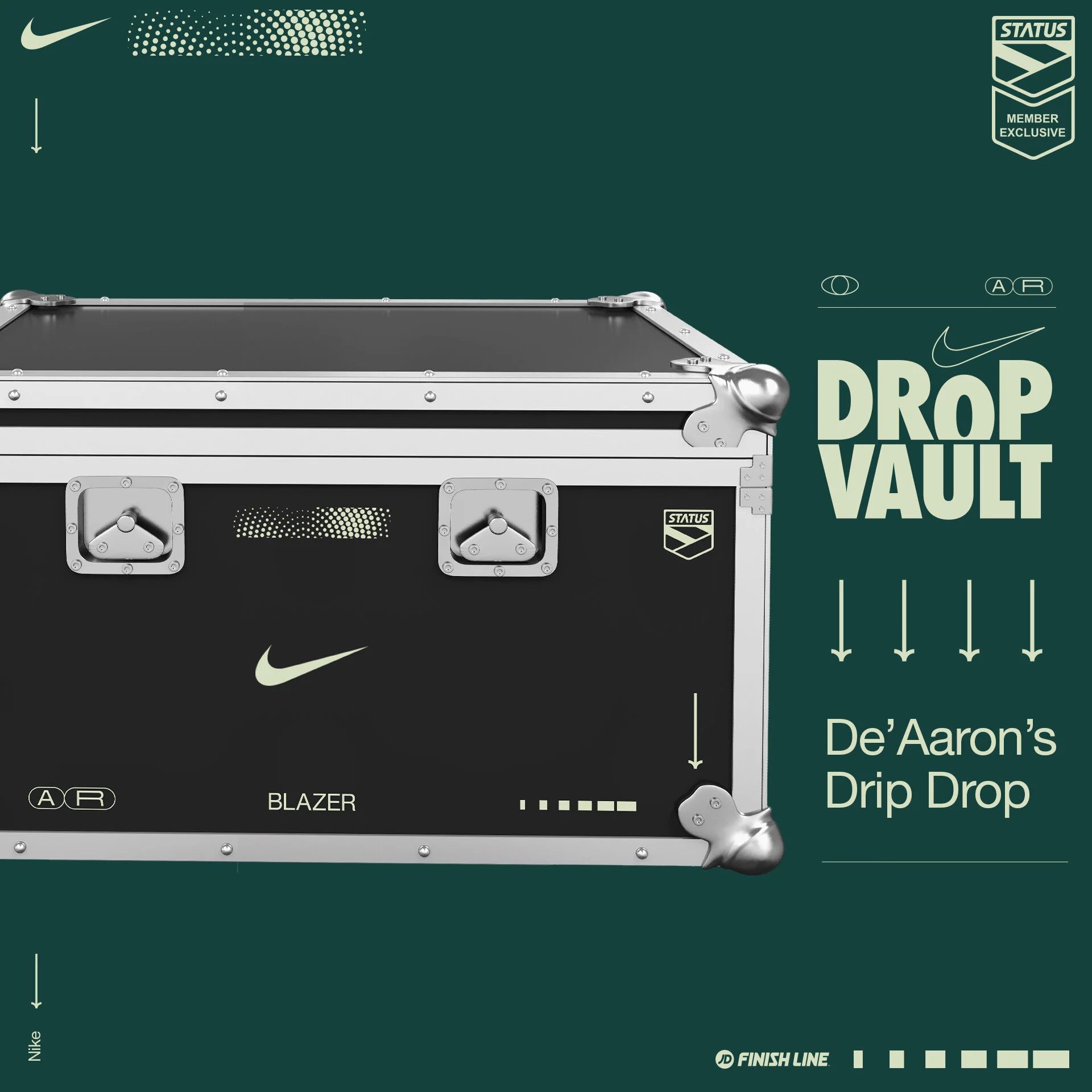 nike blazer drip drop