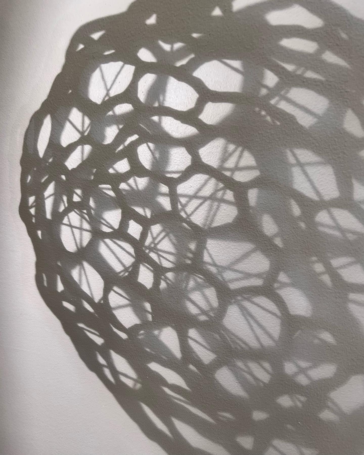 Noticing little details in the studio today. 
1. shadow on the wall of new work 
2. wrinkled silk fabric over an ink drawing
3. stone (my paper weights) on ink drawing