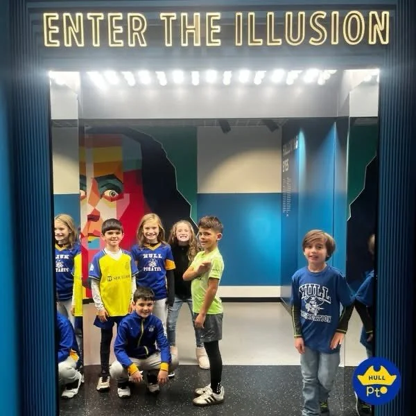 The Hull PTO approved transportation funding for our 3rd graders to visit the Museum of Illusions in Boston before December break! 🚌

This interactive field trip combines fun + learning, with hands-on exhibits that explore perception, physics, art, 