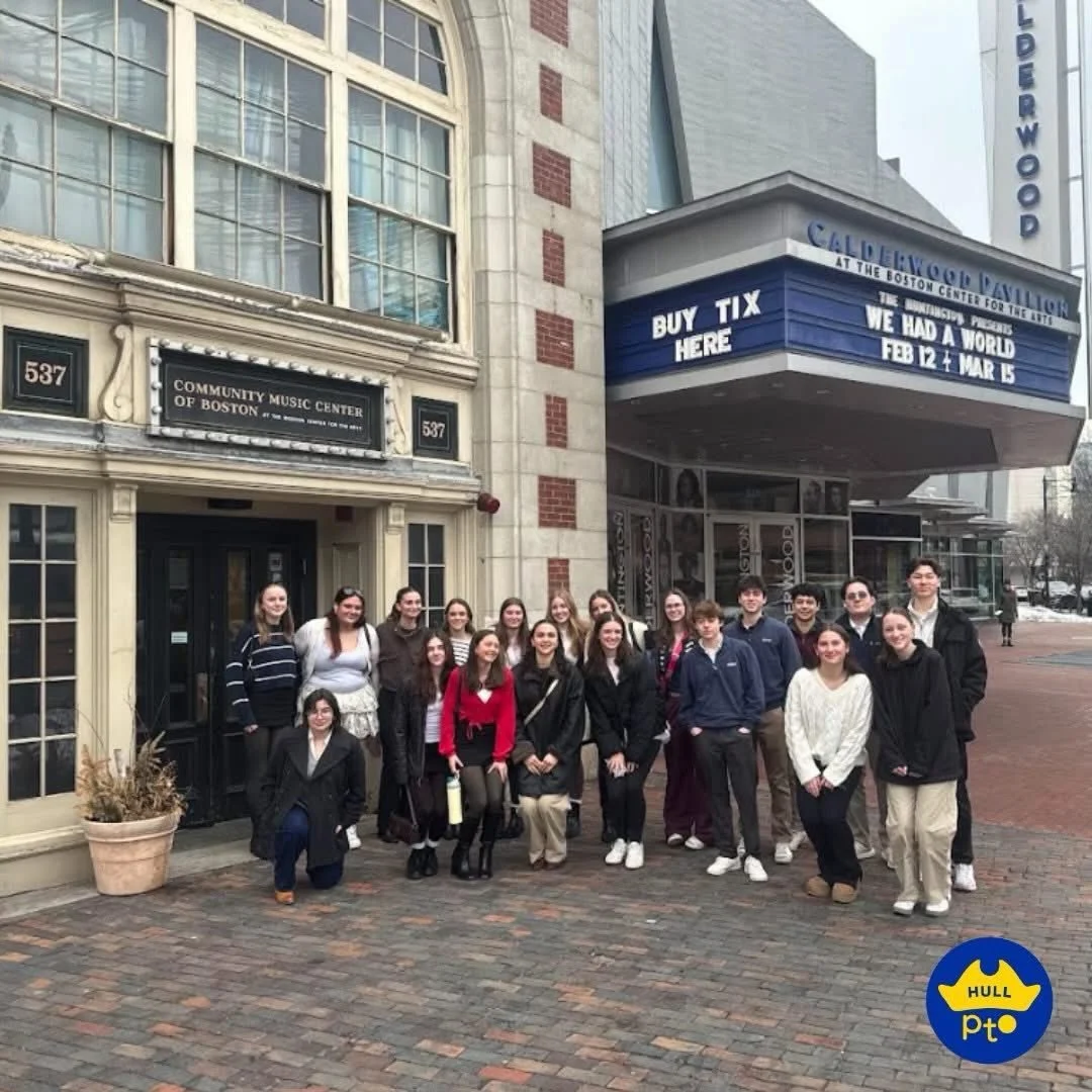 The Hull PTO was proud to support the Hull High School AP English classes for their final theater field trip of the season on earlier this month🎭

This marked the third and final show of the year, and we were happy to fund transportation for all thr