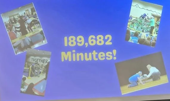 📚 Read-A-Thon Success! 🎉

Our students absolutely crushed it! 👏

⭐ 150,000+ minutes read (goal exceeded!)
⭐ $15,000+ raised (and still counting!)

We are so proud of the effort, enthusiasm, and love of reading shown across the school!

To celebrat
