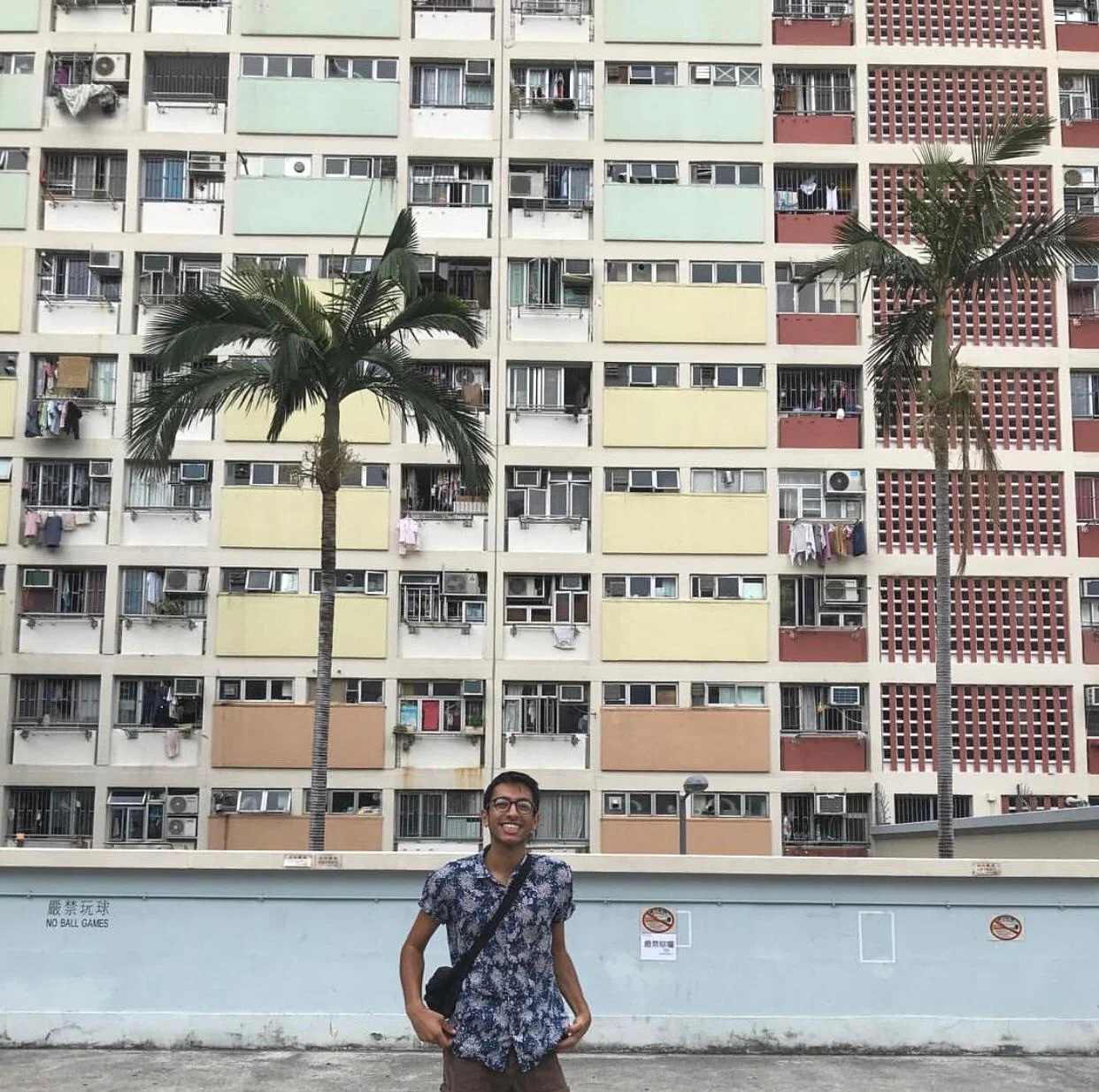 Our student- Saman doing his Spring 2019 at Hong Kong