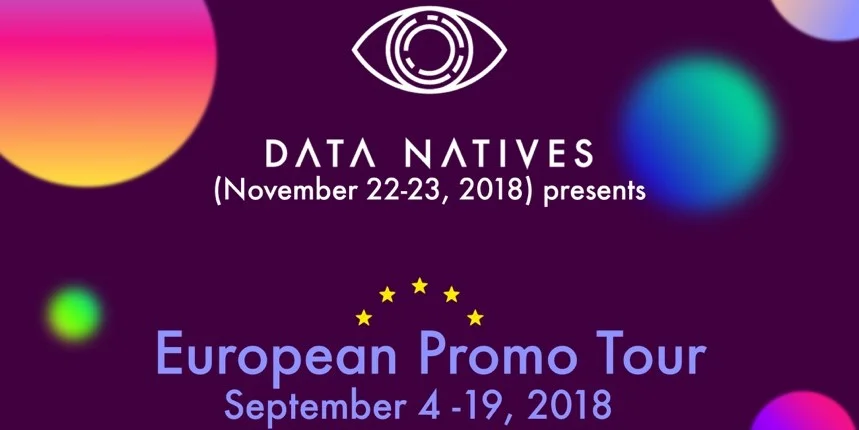 2. A banner I designed for my organization’s European conference this year. This was used on all Data Natives Meet Up sites and Facebook. A simple design meant to convey essential information in a colorful way. I was guided on this project by my company’s creative content lead.