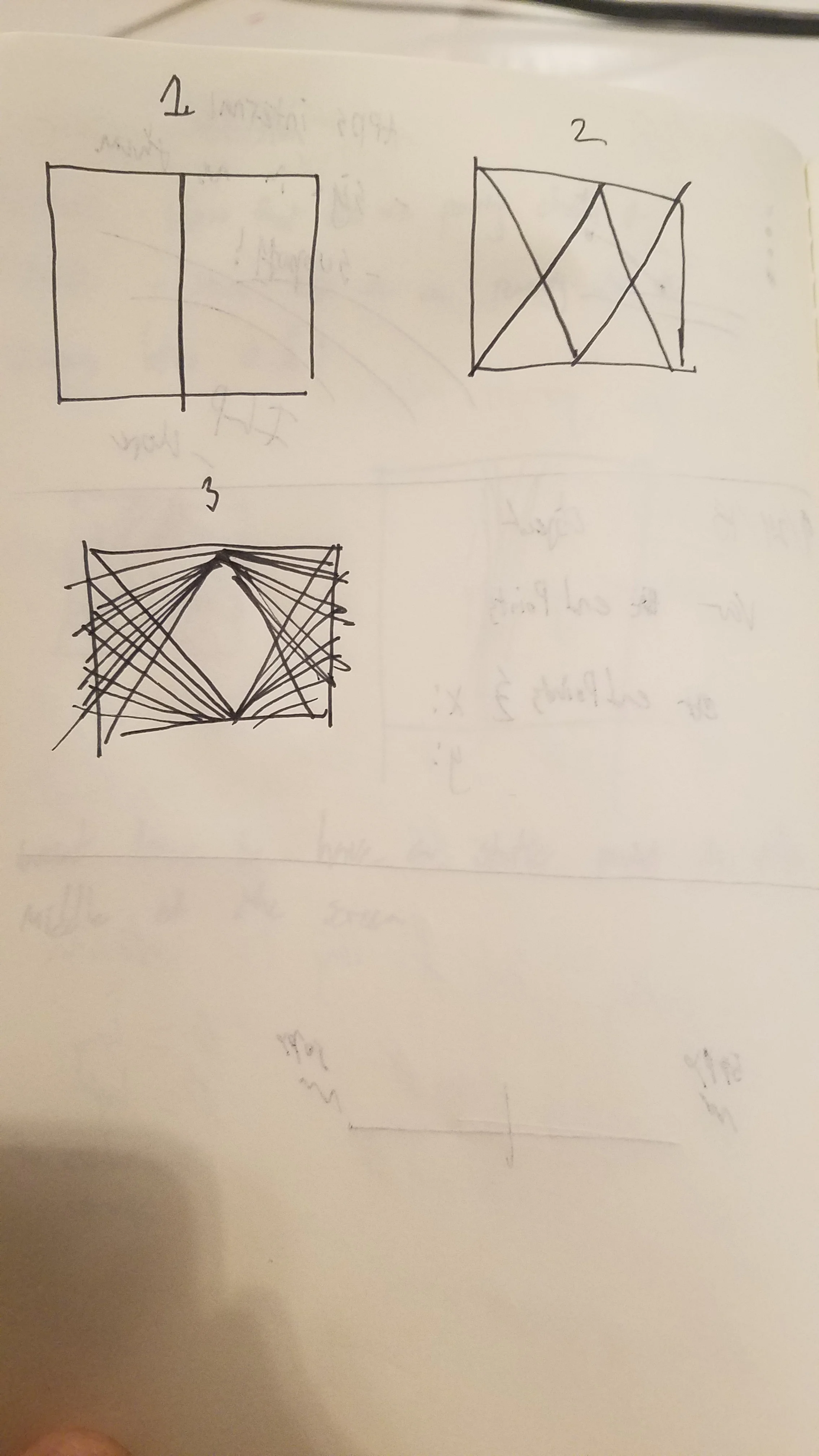 Initial fanning idea.