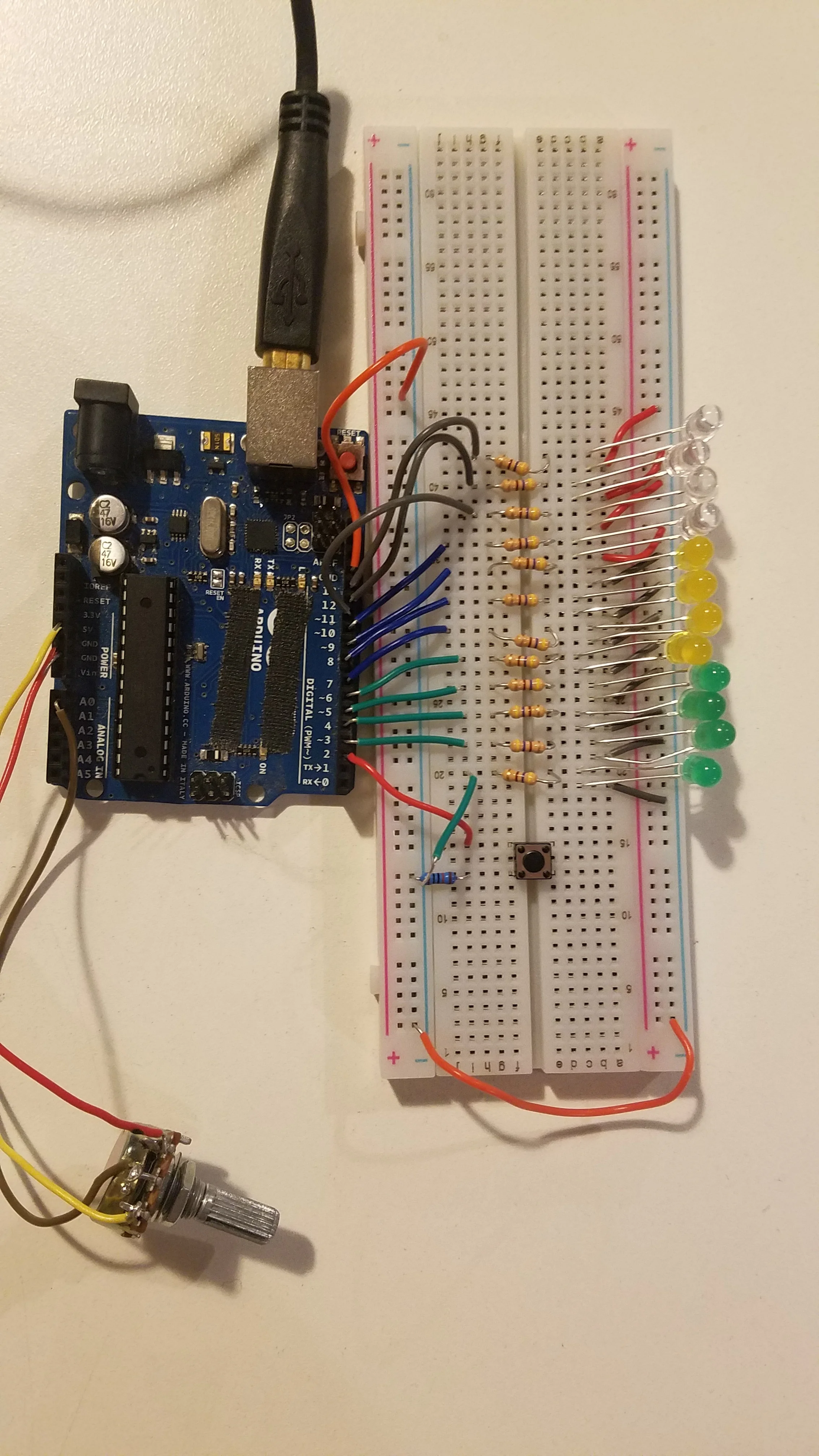 Figure 3. Modified circuit with pushbutton added.