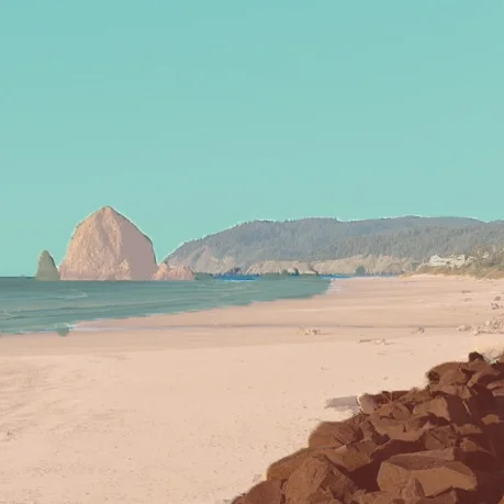Cannon Beach Scene