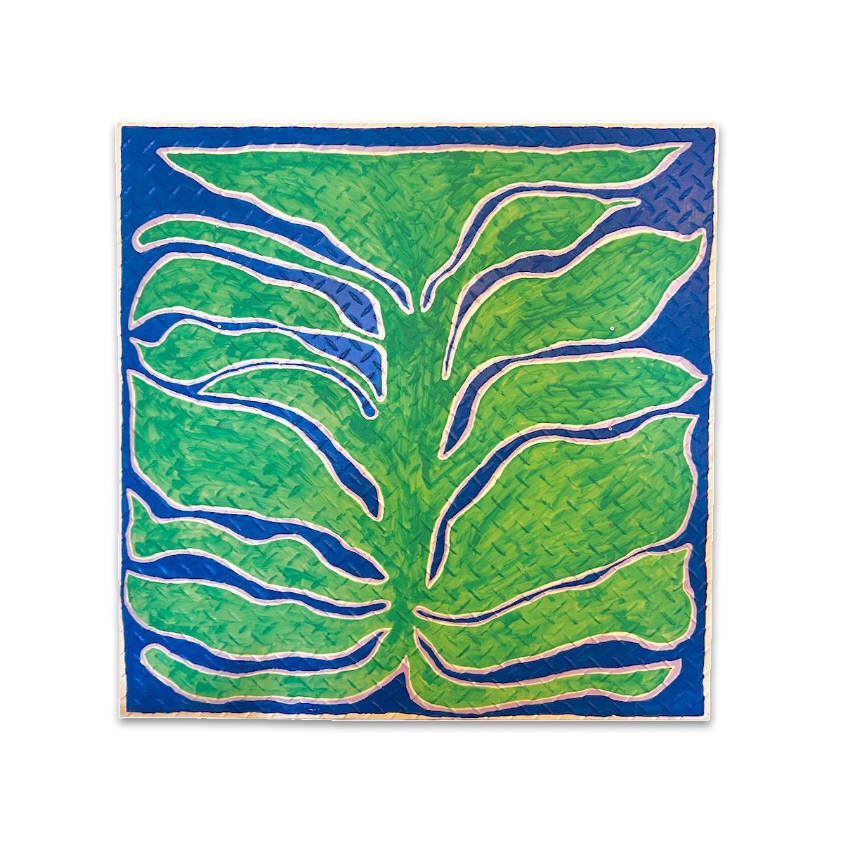 'Seaweed and Diamonds' Painting