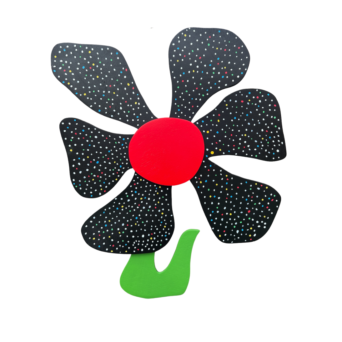 "Black Daisy"  Wall Flower