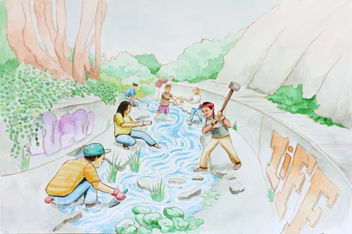 "Daylighting the Creek"