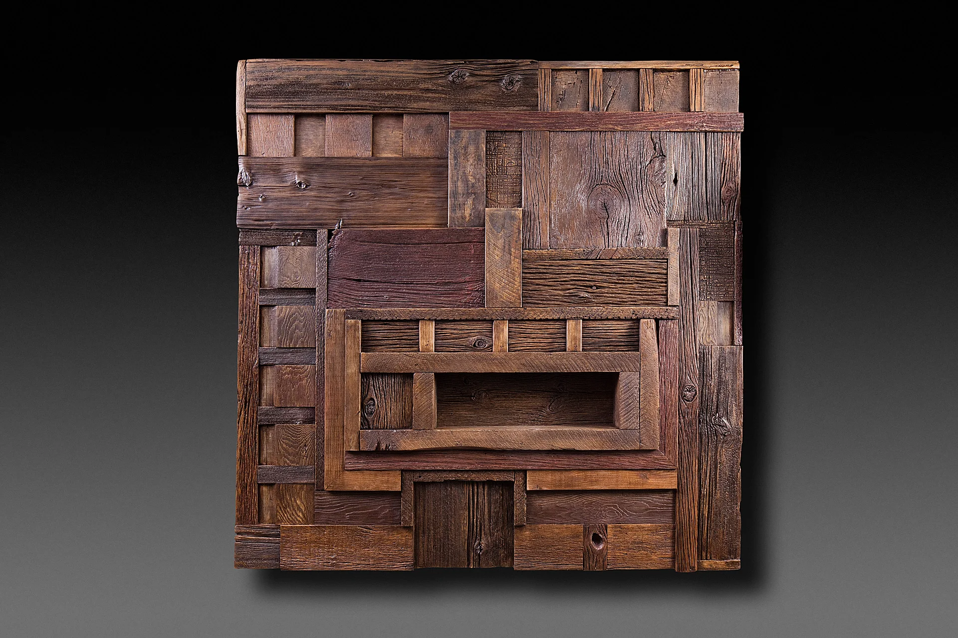 “Quilt" 4’ x 4’ wall eco-sculpture