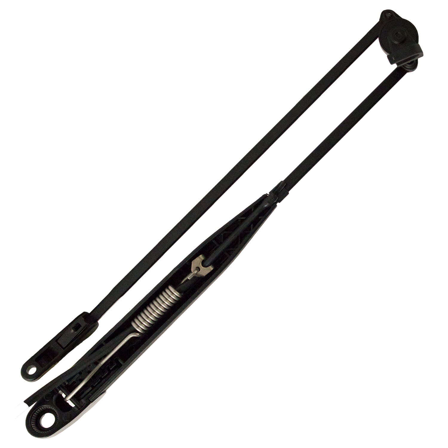 Standard Duty Pantograph Wiper Arm, Wet, Tapered Knurl Interface, 1.25