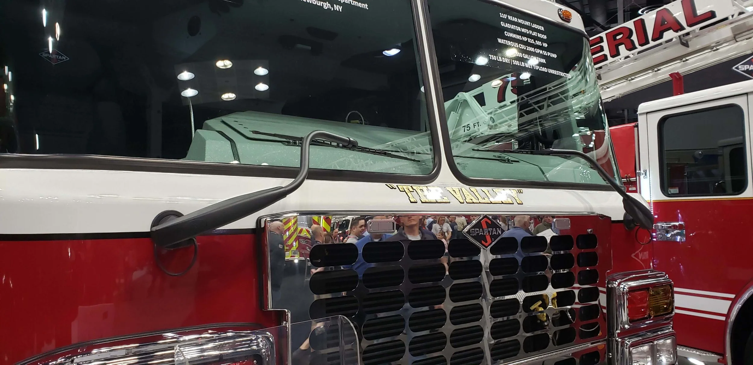 AM Equipment’s Heavy Duty Wiper System on a Spartan Cab