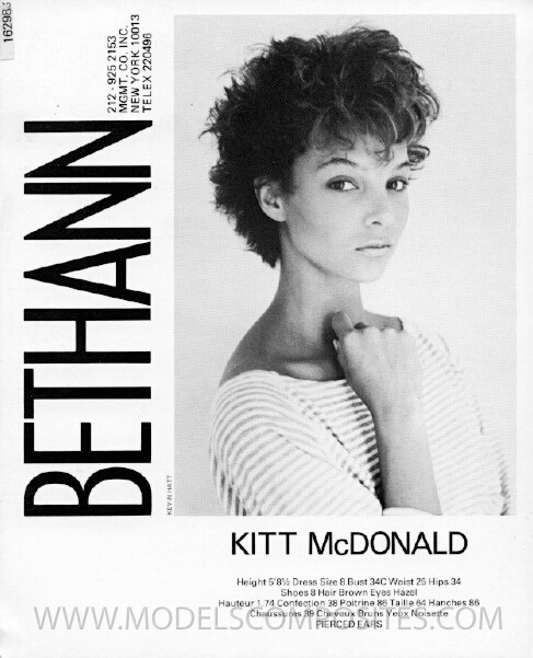 Kitt McDonald, Bethann Mgmt. Comp Card