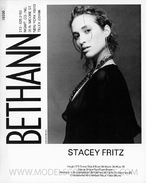 Stacey Fritz, Bethann Mgmt. Comp Card