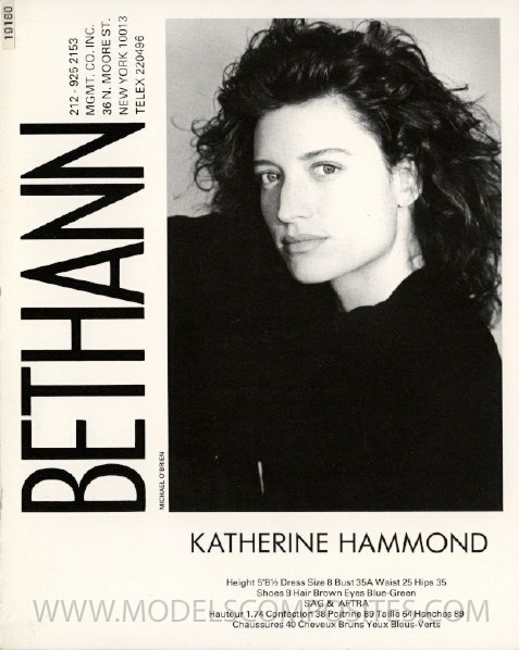 Katherine Hammond, Bethann Mgmt. Comp Card