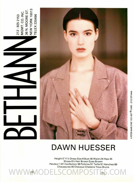 Dawn Huesser, Bethann Mgmt. Comp Card