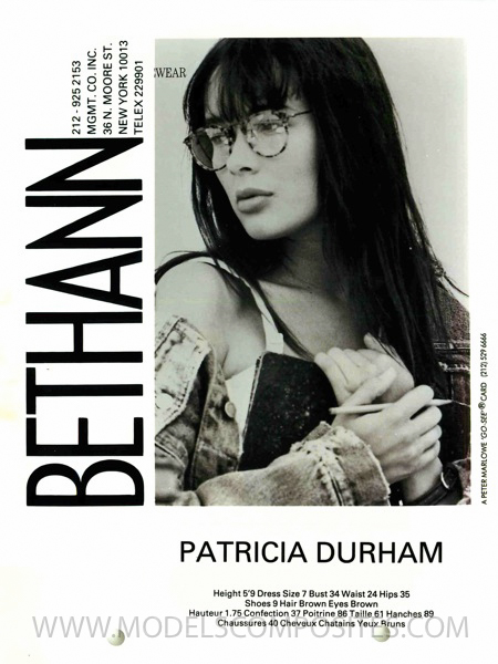 Patricia Durham, Bethann Mgmt. Comp Card
