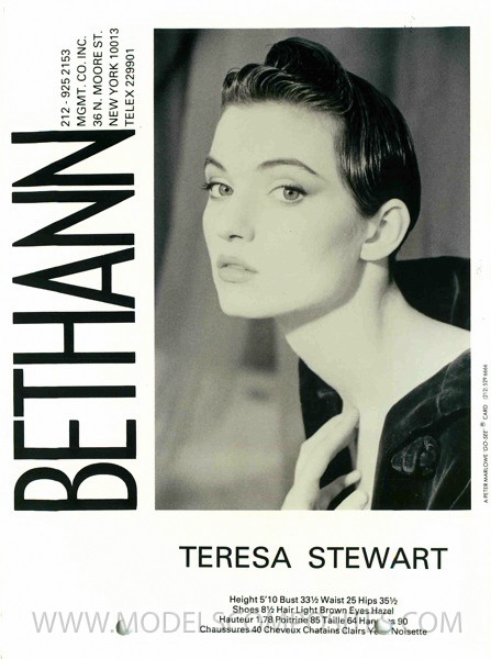 Teresa Stewart, Bethann Mgmt. Comp Card