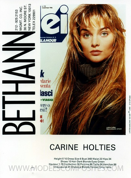 Carine Holties, Bethann Mgmt. Comp Card
