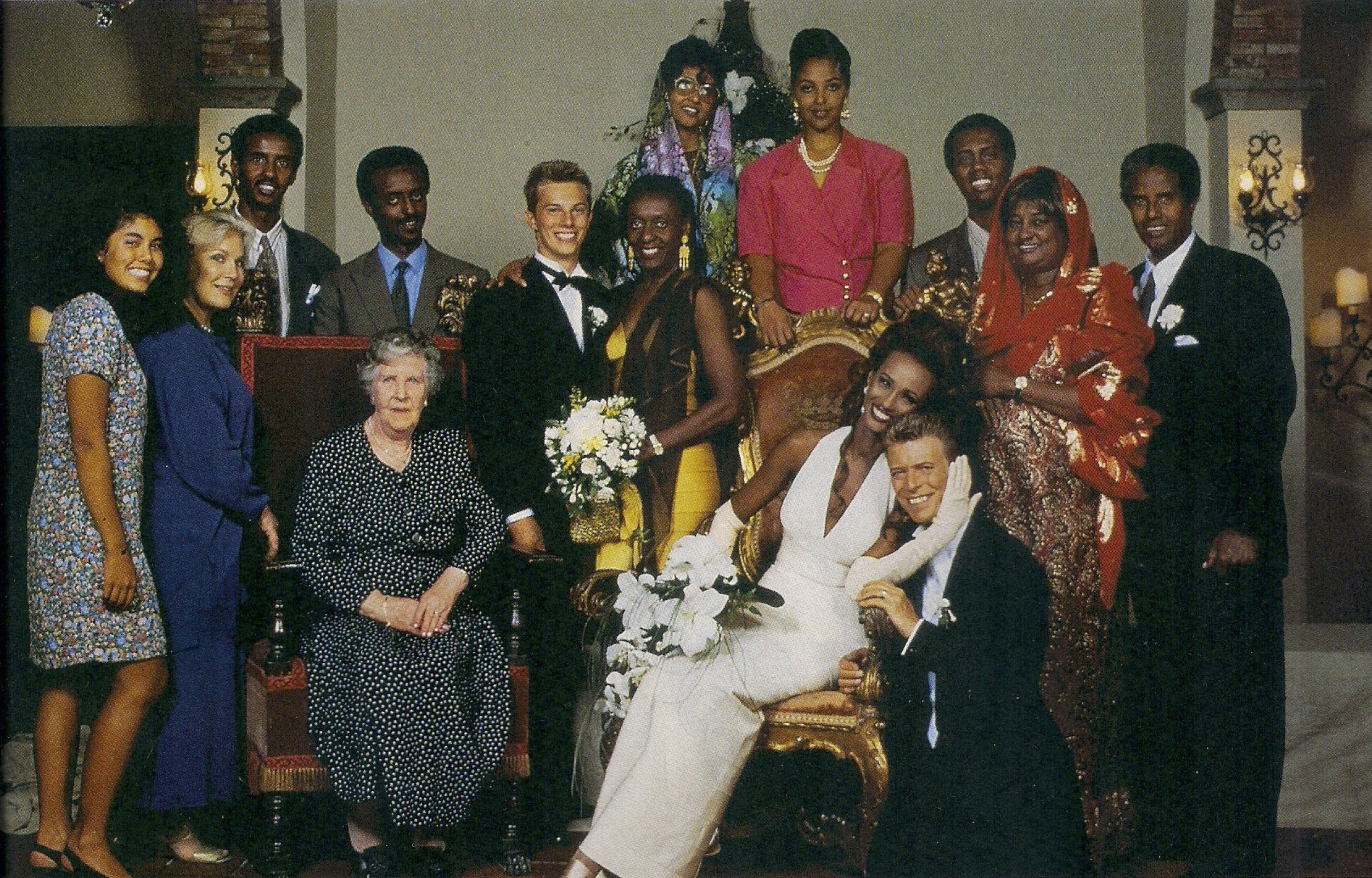 Maid of Honor at Iman + David Bowie's Wedding, June 1992